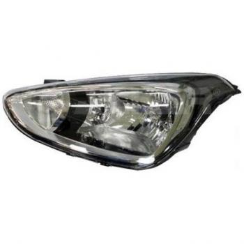 Faro Delantero ALKAR 2751629 para Hyundai i10 II, incluye bombillas W5W, H4, PY21W y H7
