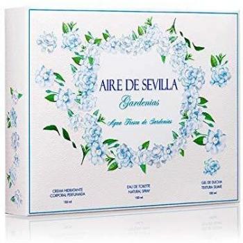 Conjunto Aire de Sevilla Gardenia: Eau de Toilette, Gel y Body Spray (150ml cada uno)