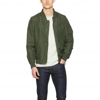 Light Urban Classic Bomber Jacket Dark Olive