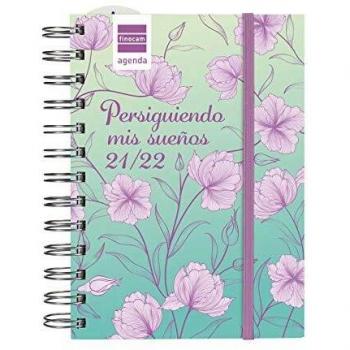 Finocam Agenda 2021 2022 1 Día página Septiembre 2021, Junio 2022 10 meses y Julio/Agosto resumidos 8º, 120x169 Mini-Institut Sueños Español