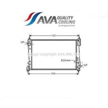 Prasco fta2312 Ventilador, refrigeración del motor