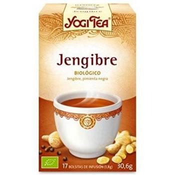 Yogi Tea Zenzero, Infusión de Hierbas Jengibre, 17 bolsitas de infusion de 1.8 gr