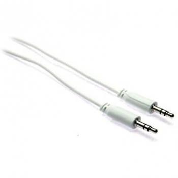 G & BL 7220 Y Cable de audio Jack 3.5 st macho, 1,8 m, blanca
