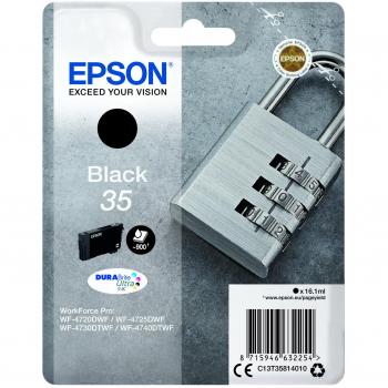 Epson 35 Black Padlock Genuine Ink, Claria Photo HD Ink Cartridge