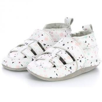 Robeez Sandiz Girls' Slippers with Floral Design