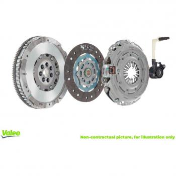 Kit de embrague VALEO 837543, incluye disco de embrague, plato de presión y rodamiento de empuje, diseñado para vehículos específicos, fabricado con materiales de alta calidad para garantizar durabilidad y rendimiento óptimo