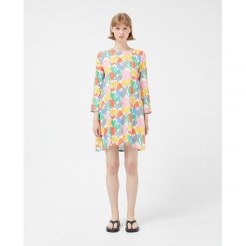 Vestido Corto Compañía Fantástica Flores Mujer