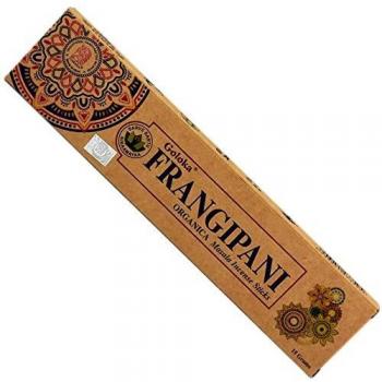 Goloka Organic Frangipani Incense Sticks - 15g