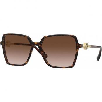 Versace 0VE 4396 108/13 58 Sunglasses for Women in Square Havana Frame
