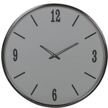 Reloj de Pared 51 x 5 x 51 cm Cristal Azul Acero