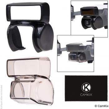 Capota de Sol + 2en1 Gimbal bloqueo y escudo de la cámara para DJI Spark - Bloquea la posición del cardan - Protege la cámara contra los impactos - Capota de Sol bloquea la luz solar en exceso - Perfecto par tiros constantes
