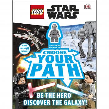 Libro LEGO Star Wars Choose Your Path - Tapa dura, incluye minifigura de U-3PO Droid