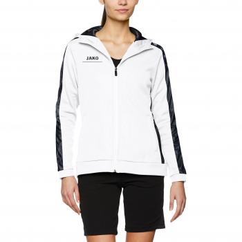 Jako Striker – Chaqueta con capucha, color blanco/negro, 34, 6816