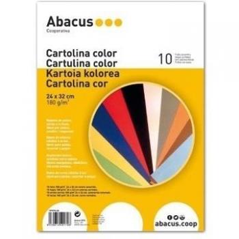 Bloc cartulina abacus 24x32 surtido 10h