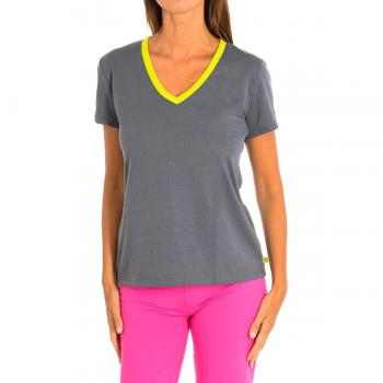 Zumba Camiseta deportiva con mangas gris-verde