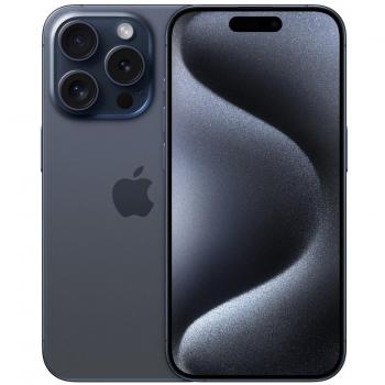 Apple iPhone 15 Pro 128GB Blue Titanium - Smartphone de última generación con cámara avanzada y pantalla de alta resolución