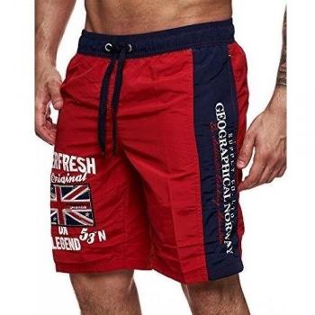 Geographical Norway quodesh - Bañador para hombre rojo S