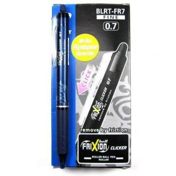 Bolígrafo Borrable Retráctil Frixion Clicker Punta 0,7mm Azul Oscuro/Negro