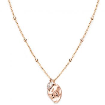 Collar Rosefield Toccombo para Mujer de Acero en Oro Rosa, Ajustable 40-45 cm, Modelo JTNPRG-J447