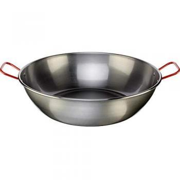 GARCIMA 5020159 Sartén Honda Pulida con Asas 40 cm, Alloy Steel, Multicolor