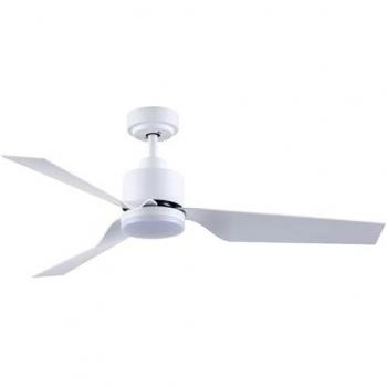 Ventilador DC Ekos Blanco LED 15W CCT - Eficiente y Elegante, 3 palas, tecnología de corriente continua (DC), iluminación LED de 15W, color blanco