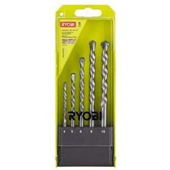 Ryobi Juego de 5 brocas RAK05MD para taladro de percusión