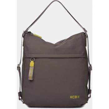 Bolso mochila grande convertible en hobo con bolsillos - Kcb