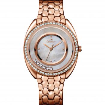 Bellevue Reloj Mujer Analogico Cuarzo con Correa de Metal F.50