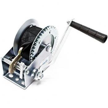 Cabrestante manual de halaje hasta 550kg con correa de 7m y relación de transmisión 4:1:1