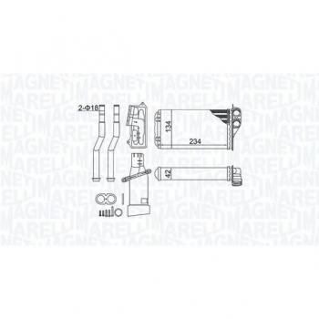 Radiador de calefacción MAGNETI MARELLI 350218466000