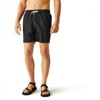 Regatta Men's Quick-Dry Mackleyna Swim Shorts - Black, Size: XXXL