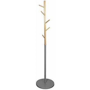 Perchero Miko Gris 180 cm - Estructura de MDF, D 30 cm