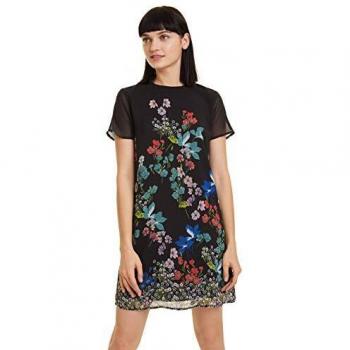 Desigual Dress Loretha Vestido, Negro