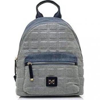 MARIA MARE Mochila Dena C53138 Denim Metallic Azul Claro LALY Marino, Mujer, One Size