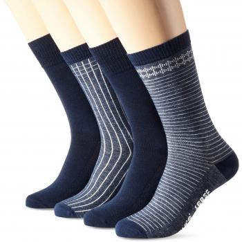 Levi's Levis AW18 GIFTBOX Regular Cut 4P, Calcetines para Hombre, Multicolor