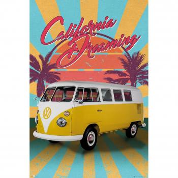 Grupo Erik Editores VW Camper Poster, Madera, Varios, 65 x 3.5 x 3.5 cm