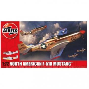 1/72 Scale North American F-51D Mustang Model Kit