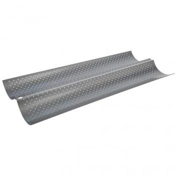 Molde para Baguettes 5five Plateado Aluminio Cromado 38 x 16 cm