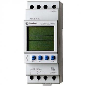 Digital Time Switch 12VAC/DC, 16A Weekly Timer