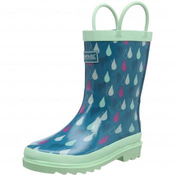 Regatta Minnow Jnr Welly, Botas de Senderismo Unisex Niños, Turquesa