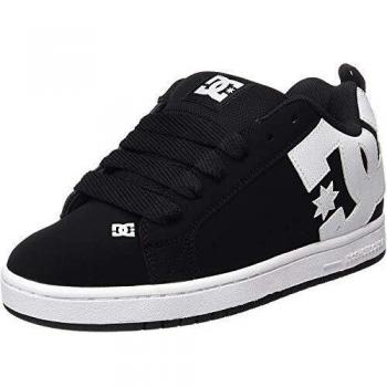 DC Shoes COURT GRAFFIK Men's Leather Trainers in Black