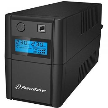 BlueWalker UPS PowerWalker VI 850SE LCD/IEC, negro