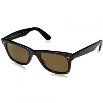 Ray-Ban RB2140 901/58 Black RB2140 Wayfarer Sunglasses Polarised Fishing, Driving Lens Category 3 Size 50mm