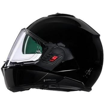 Casco Modular Nolan N120-1 Classico Negro M con sistema N-Com