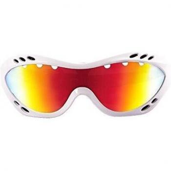 Ocean Sunglasses Costa Rica - Gafas de Sol polarizadas - Montura : Blanco Brillante - Lentes : Amarillo Espejo