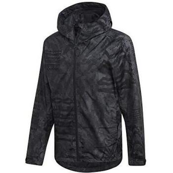 adidas Camo Rain J Chaqueta, Hombre, Negro, S