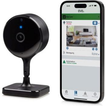 Cámara Interior Inteligente Eve Cam - WiFi 1080p, Compatible con Apple HomeKit