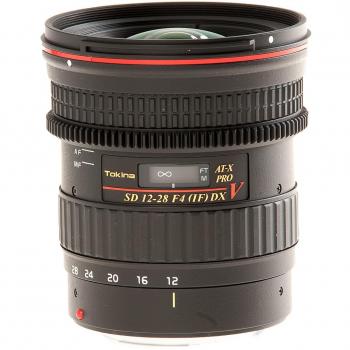 Tokina AT-X Pro DX 12–28 V / 4.0 Lens for Canon-Black