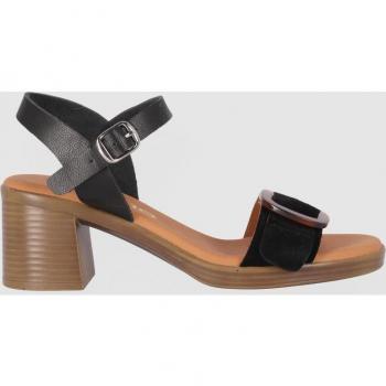 Sandalias de tacón de mujer Chika10 Leather NEW GOTICA 06 en color negro