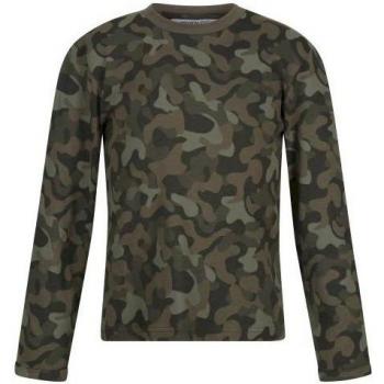 Camiseta de Manga Larga para Niños/Niñas Regatta Wenbie III Camuflaje